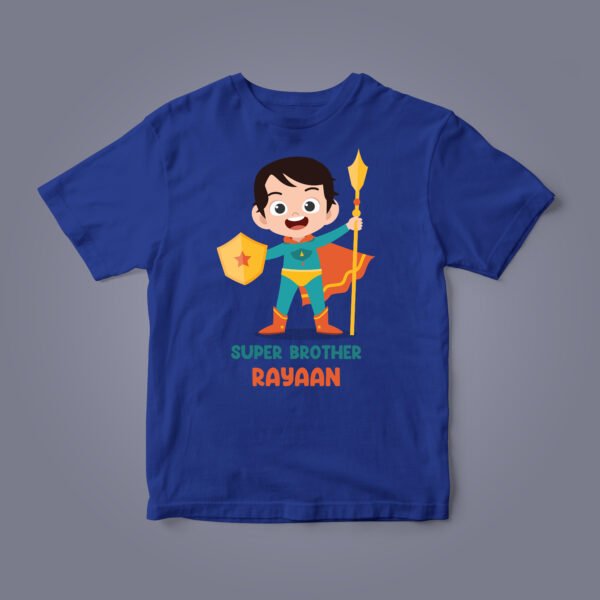 Personalized Rakhi T-Shirts for Kids - Celebrate Sibling Love with Custom Names