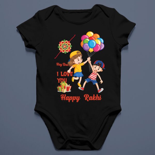 Personalized Baby Rakhi Rompers/T-shirts - Rakhi Gifts for Baby