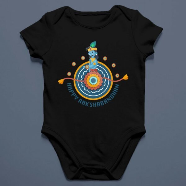 Personalized Baby Rakhi Rompers/T-shirts - Rakhi Gifts for Baby