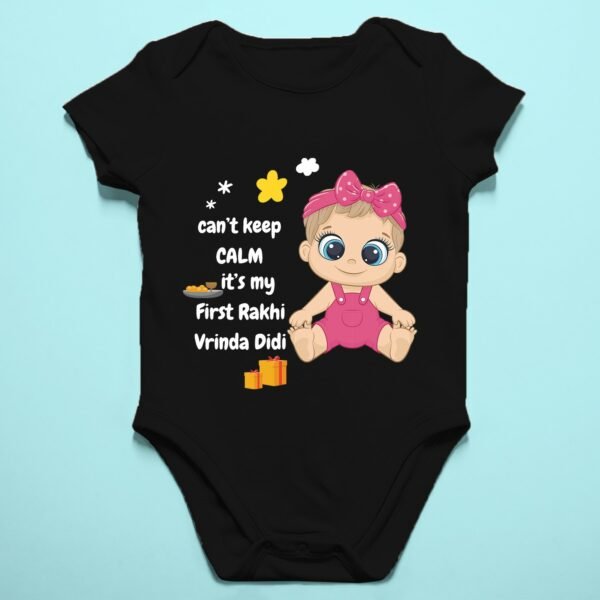 Personalized Baby Rakhi Rompers/T-shirts - Rakhi Gifts for Baby