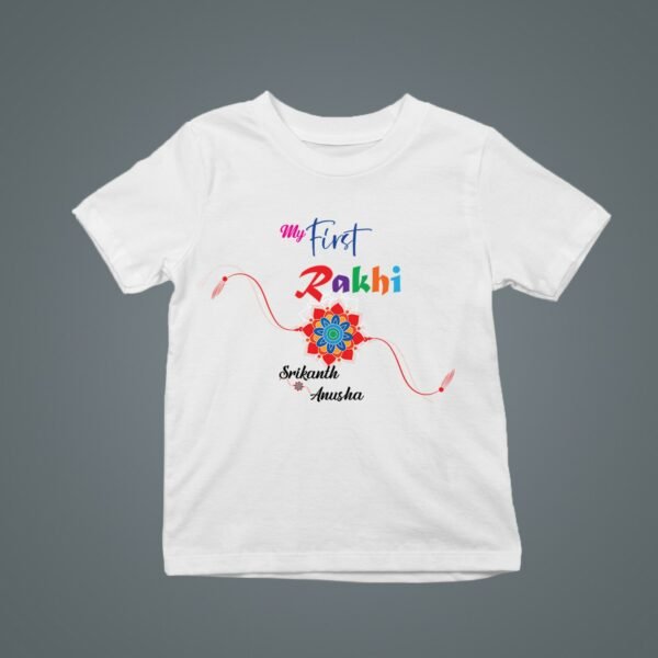 Personalized Baby Rakhi Rompers/T-shirts - Rakhi Gifts for Baby