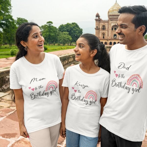 Kids Birthday Family T-Shirts - Rainbow Theme