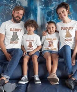 Personalised Family Group T-Shirts - Family Matching T-Shirts