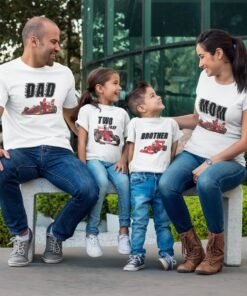 Personalised Family Group T-Shirts - Family Matching T-Shirts