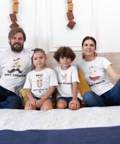 Personalised Family Group T-Shirts - Family Matching T-Shirts