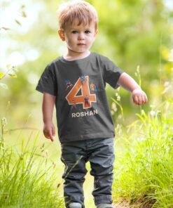 Kids Custom Birthday T-Shirts -Super Hero Theme T-Shirts