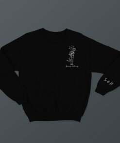Personalized Couple Sweatshirts Sleeve & pocket printing for Pre-Wedding Photoshoots & Anniversary