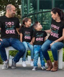 Kids Birthday Family T-Shirts - SWEET ONE