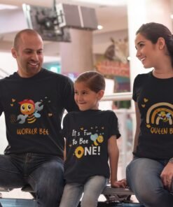 Kids Birthday Family T-Shirts - HONEY BEE THEME