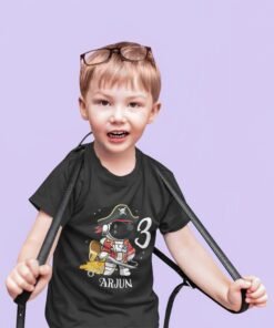 Kids Custom Birthday T-Shirts -Pirate Theme T-Shirts