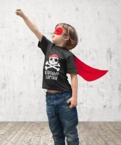Kids Custom Birthday T-Shirts -Pirate Theme T-Shirts