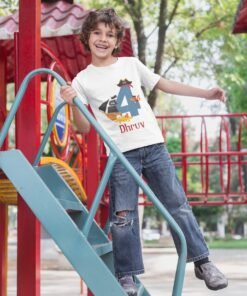 Kids Custom Birthday T-Shirts -Pirate Theme T-Shirts