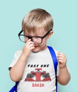 Personalized kids Car Theme Printed T-shirts