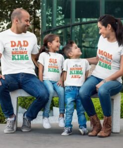 Kids Birthday Family T-Shirts -Family Matching T-Shirts for Birthday