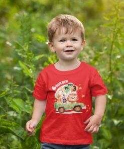 Kids Custom Birthday T-Shirts -Jungle Theme T-Shirts