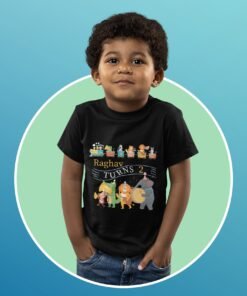 Kids Custom Birthday T-Shirts -Jungle Theme T-Shirts