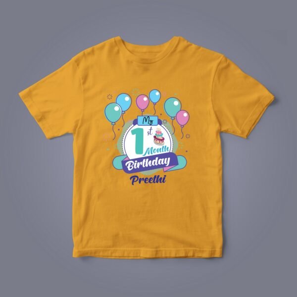 Alternative view of Baby Monthly Milestone Romper/T-Shirts - Gifts for Newborns