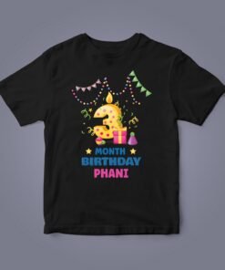Baby Monthly Milestone Romper/T-Shirts - Gifts for Newborns