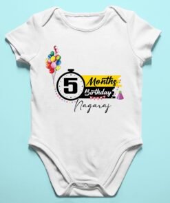 Baby Monthly Milestone Romper/T-Shirts - Gifts for Newborns