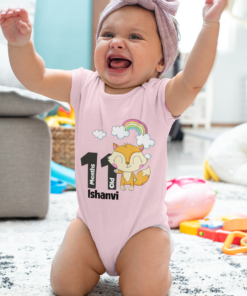 Baby Monthly Milestone Romper/T-Shirts - Gifts for Newborns