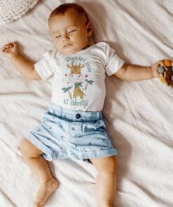 Personalized baby family-relations romper and T-shirt