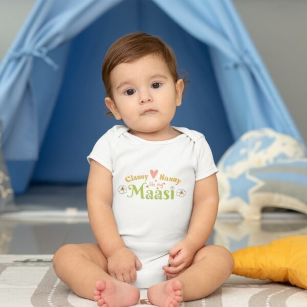 Alternative view of Baby Personalised Family Relations Rompers/T-Shirts - Gifts for New Born