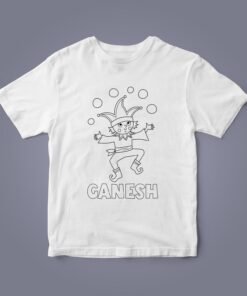 Alternative view of Personalised Kids Coloring T-Shirt - Color Your Own T-Shirt - Birthday Gifts for Kids