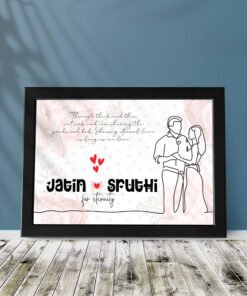 COUPLE LINE ART PORTRAIT