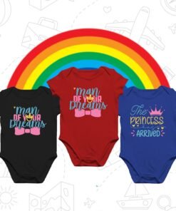 New Born Baby Romper Set Baby Onesies for Boys Set of 3