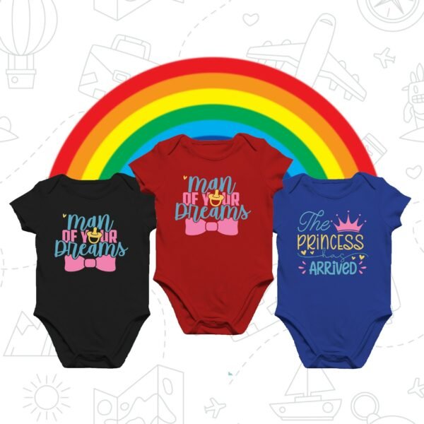 New Born Baby Romper Set Baby Onesies for Boys Set of 3