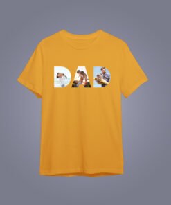 Alternative view of Personalised Photo Collage T-Shirts for Dads - Gifts for Father's Day