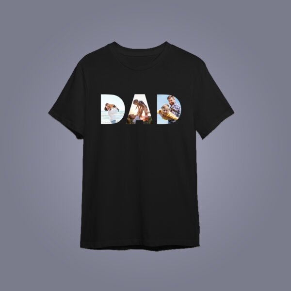 Personalised Photo Collage T-Shirts for Dads - Gifts for Father's Day