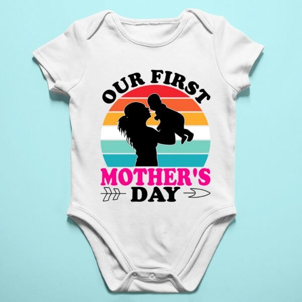 Baby First Mothers Day Rompers & T-Shirts for Newborn Baby – Mother’s Day Gifts for Mom and Baby