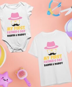 Fathers Day Matching T-Shirts For Dad And Baby - Fathers Day Gifts