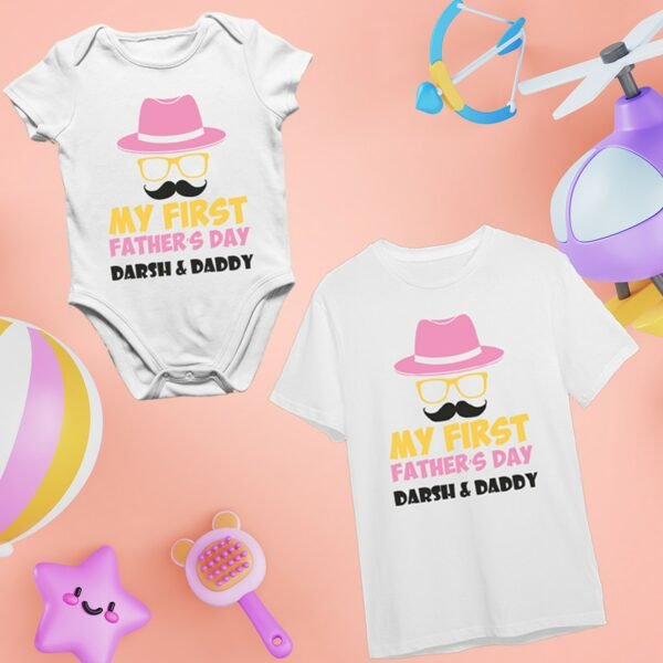 Fathers Day Matching T-Shirts For Dad And Baby - Fathers Day Gifts