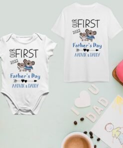 Fathers Day Matching T-Shirts For Dad And Baby - Fathers Day Gifts
