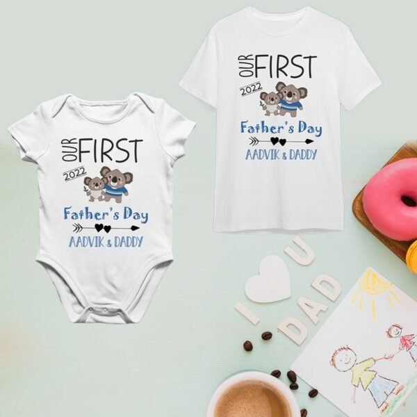 Fathers Day Matching T-Shirts For Dad And Baby - Fathers Day Gifts