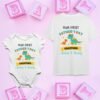 Fathers Day Matching T-Shirts For Dad And Baby - Fathers Day Gifts