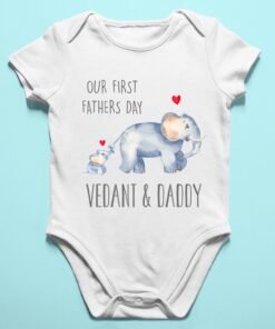 Baby First Fathers Day Rompers & T-Shirts for Newborn Baby