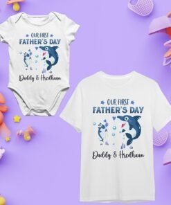Fathers Day Matching T-Shirts For Dad And Baby - Fathers Day Gifts