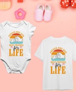 Fathers Day Matching T-Shirts For Dad And Baby - Fathers Day Gifts