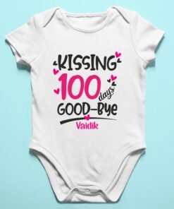 Baby 100 Days Milestone Romper/T-Shirts - Gifts for Newborns