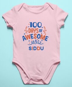 Baby 100 Days Milestone Romper/T-Shirts - Gifts for Newborns
