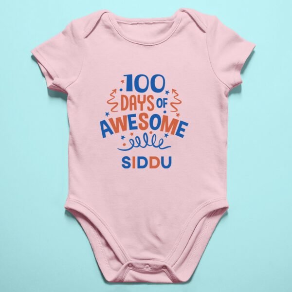 Baby 100 Days Milestone Romper/T-Shirts - Gifts for Newborns