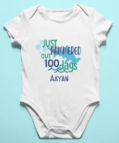 Baby 100 Days Milestone Romper/T-Shirts - Gifts for Newborns