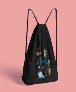 Personalised Kids Custom Name Drawstring Bag - Kids Drawstrring Bag