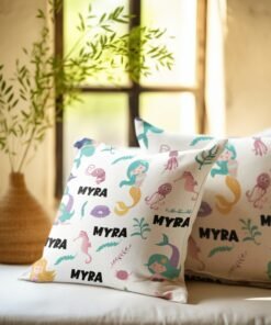 Personalised Kids Custom Name AOP Cushions Covers- Kids Cushion Covers