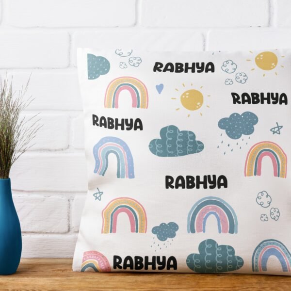 Personalised Kids Custom Name AOP Cushions Covers- Kids Cushion Covers