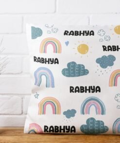 Personalised Kids Custom Name AOP Cushions Covers- Kids Cushion Covers