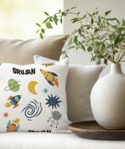 Personalised Kids Custom Name AOP Cushions Covers- Kids Cushion Covers